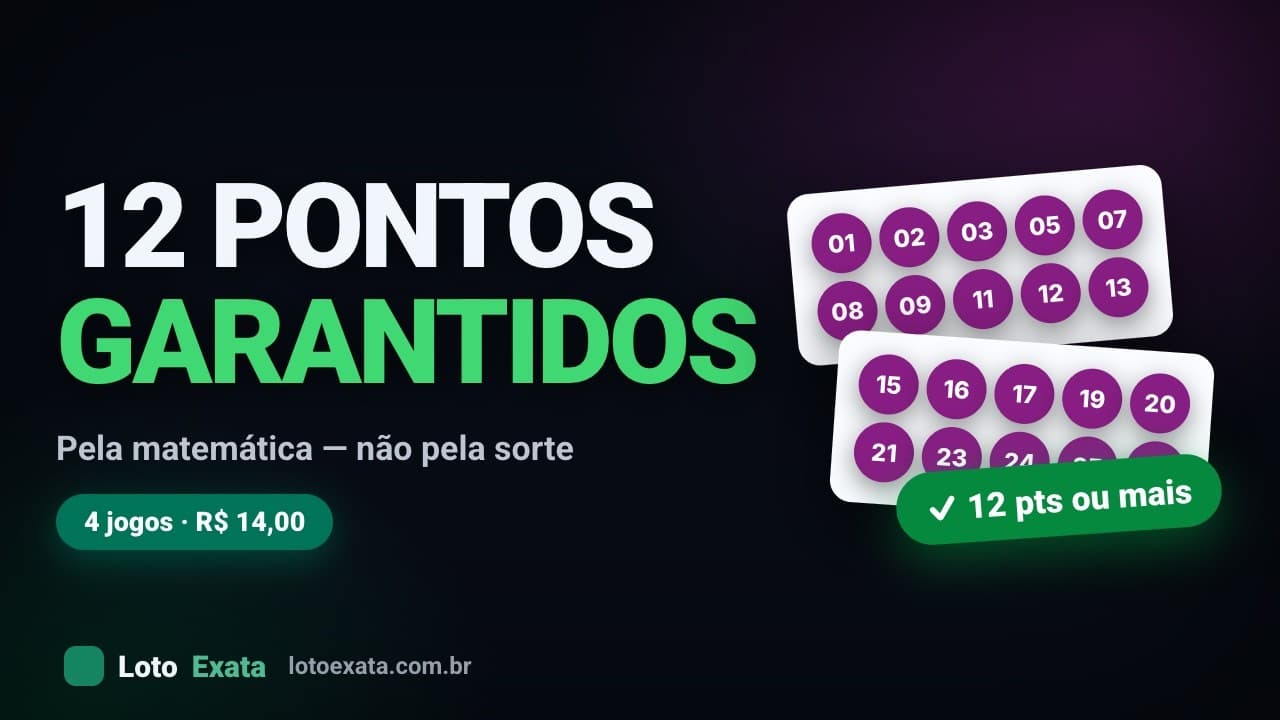 Prévia do vídeo: Conheça o LotoExata: fechamentos com cobertura matemática comprovada